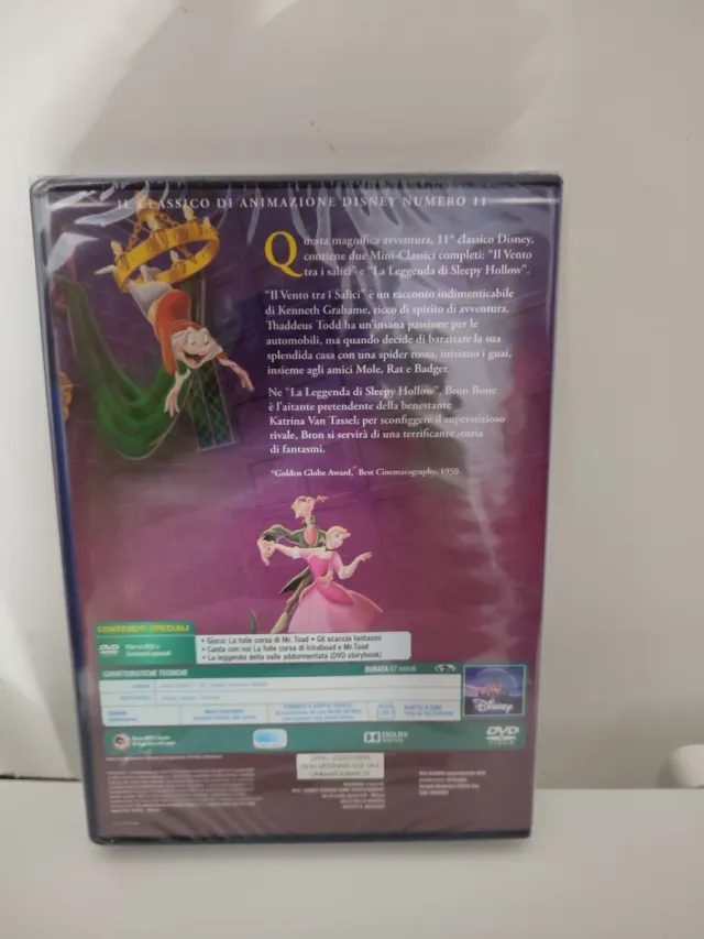 Dvd Disney Le Avventure Di Ichabod e Mr. Toad DVD