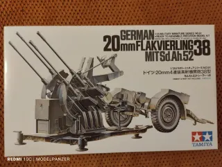 Maqueta Tamiya 1/35 Flakvierling 38 Sd.Ah.52