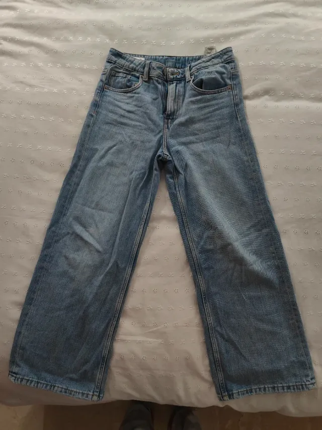 Pantalón vaquero Zara niña T.10