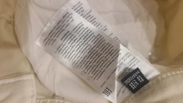 Pantalón campana Vero Moda blanco