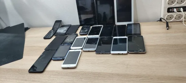 Lote teléfonos para piezas