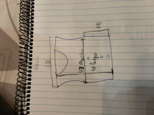 Chaleco Fallero Niño Azul y Dorado