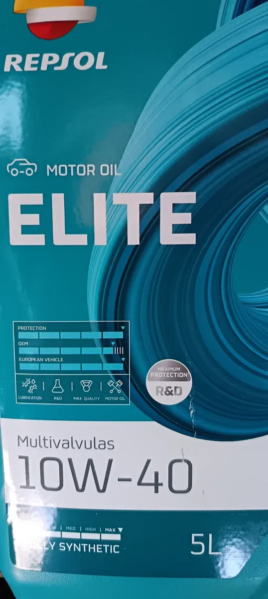 Aceite Repsol Elite 10W-40 Sintético 5L