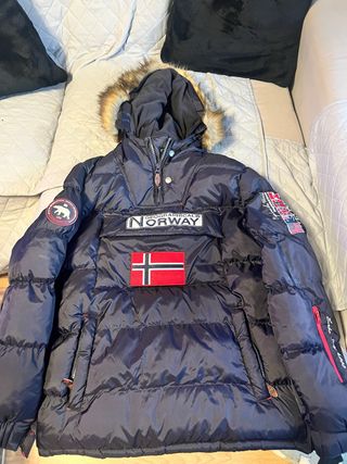 Chaqueta Geographical Norway Azul/Roja talla M