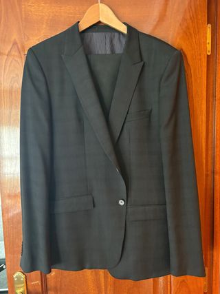 Traje Zara Negro azulado
