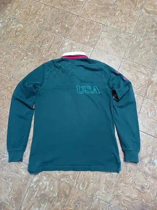 Polo U.S. Polo Assn. Manga Larga Verde 00s Rugby