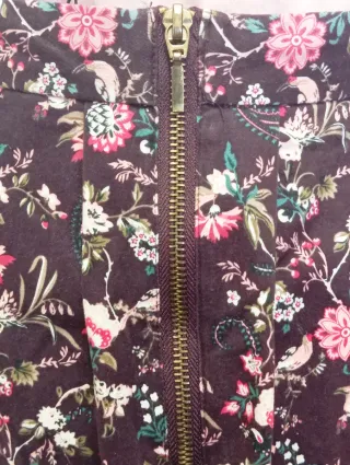 Falda corta Stradivarius floral