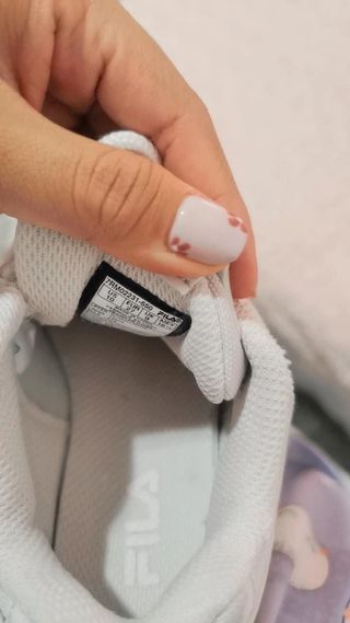 Zapatos Fila Niña Talla 27 Rosa