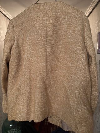 Chaqueta Zara Beige Talla M