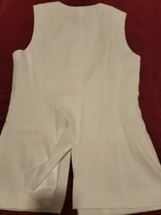 Chaleco blanco mujer