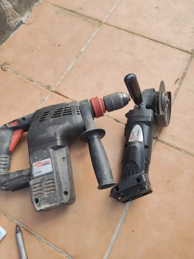 Taladro Wurth y Amoladora Angular