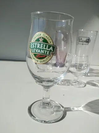 Lote de vasos de cristal