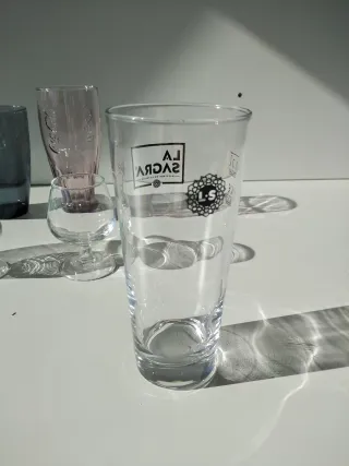 Lote de vasos de cristal