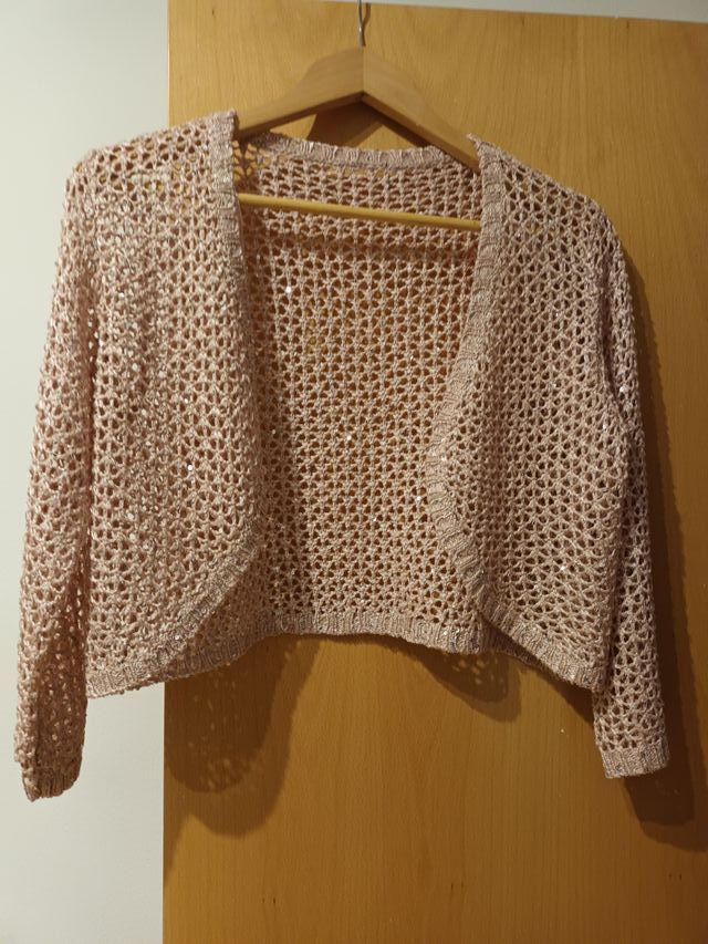 Chaqueta rosa con lentejuelas