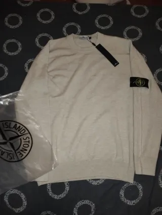 Sudadera Stone Island Talla S Beige