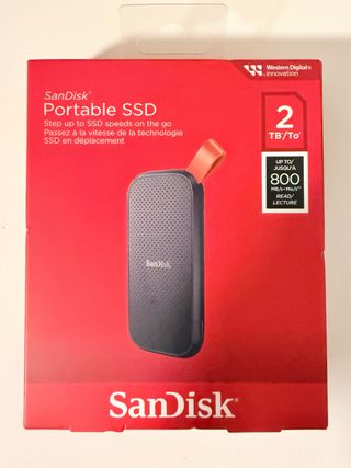 SanDisk SSD Externo Portátil 2TB Nuevo 3A Garantia