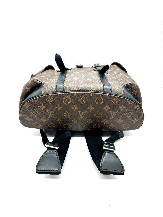 Mochila Louis Vuitton Christopher Marrón/Negra