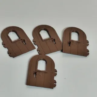 Lego Castle 4 portoni marroni