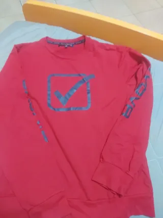 Maglia rossa ragazzo con stampa 16 anni givova