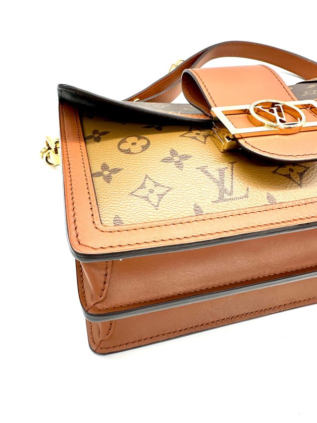 Bolso Louis Vuitton Dauphine Marrón/Dorado