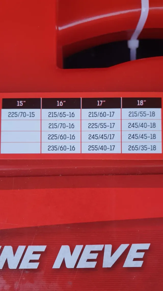 Catene Neve Auto Gruppo 120