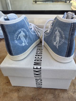 Scarpe Bimbo Jeans Azzurro Bikkembergs