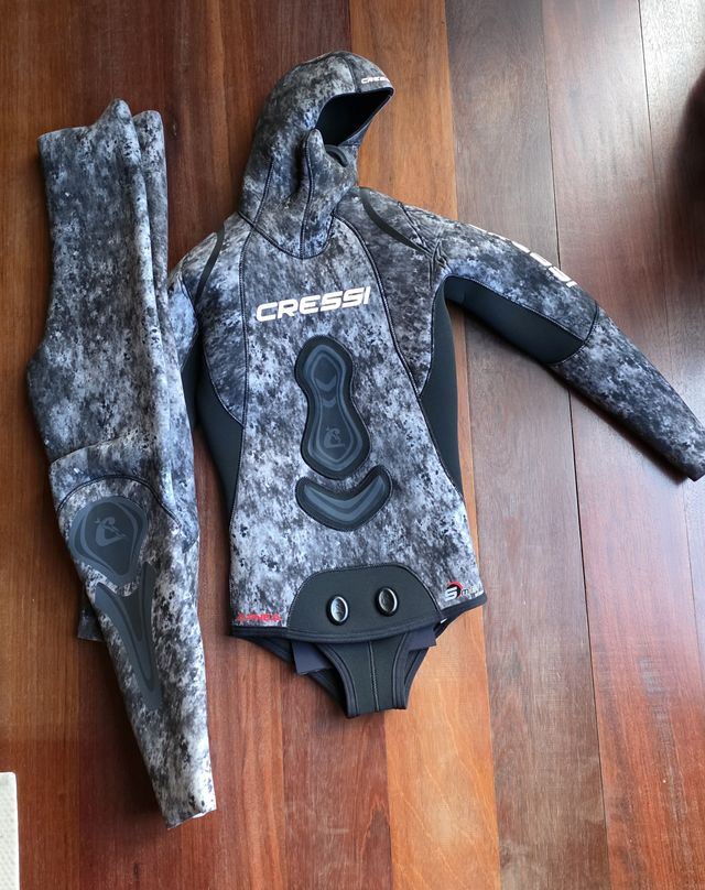 Tuta Apnea Cressi Camuffamento 5mm MAI USATO