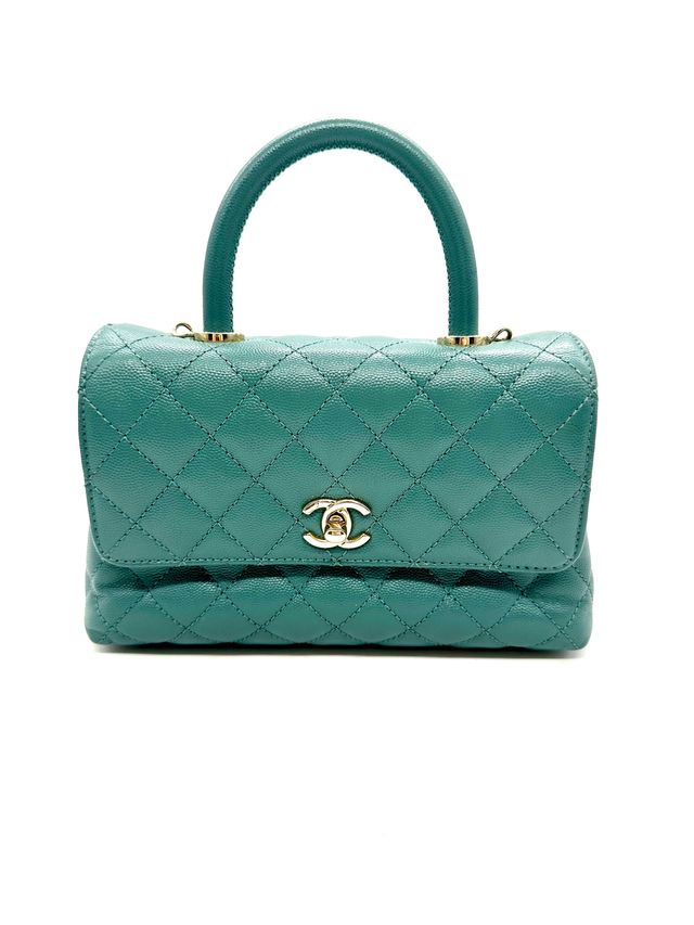 Bolso Chanel Coco Handle Verde