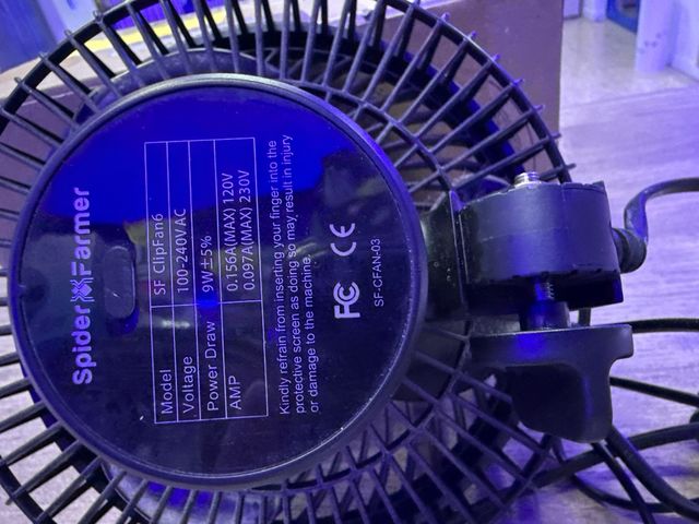 Ventilador Clip Spider Farmer 6 Pulgadas