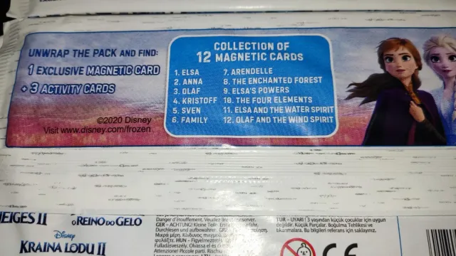 Disney Frozen 12 pacchetti magneti 2020