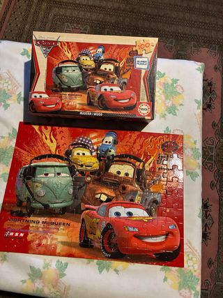 Puzzle Cars 100 piezas Educa Madera