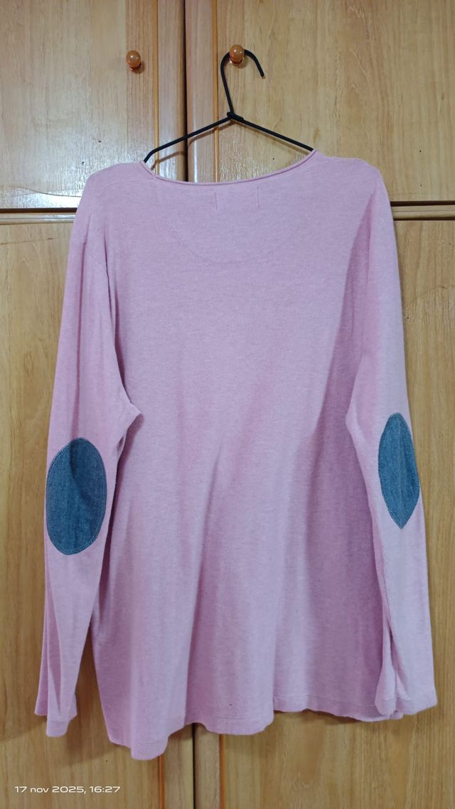 Camisa Rip Curl Beige y Azul Talla L