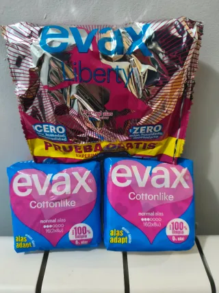 Evax Liberty y Cottonlike - 2 paquetes