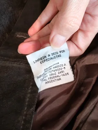 Chaqueta Larga Cuero Porcino Negra