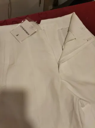 Pantalón de vestir mujer blanco