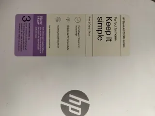 Impresora HP Gris y Blanca