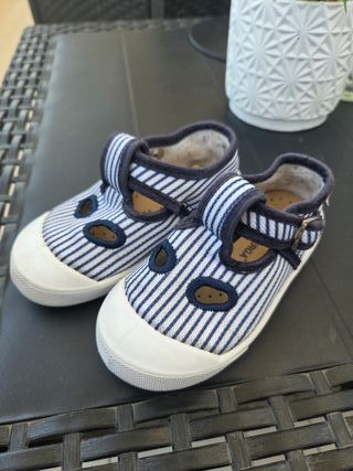 Superga Scarpe Bambino Righe Blu