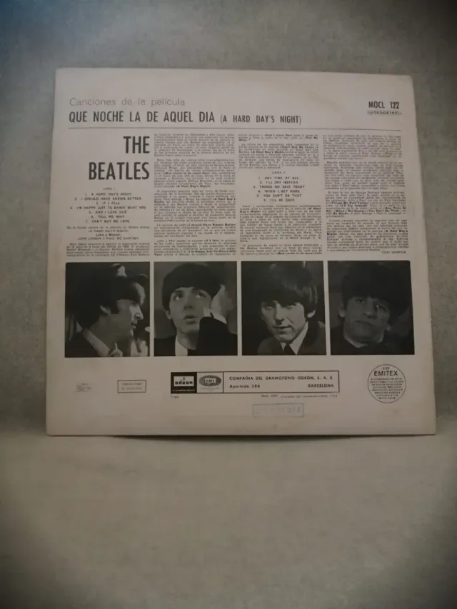 LP 1964 The Beatles Que noche la de aquel día