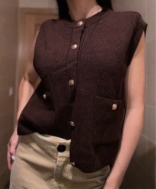 Chaleco Zara Lana M