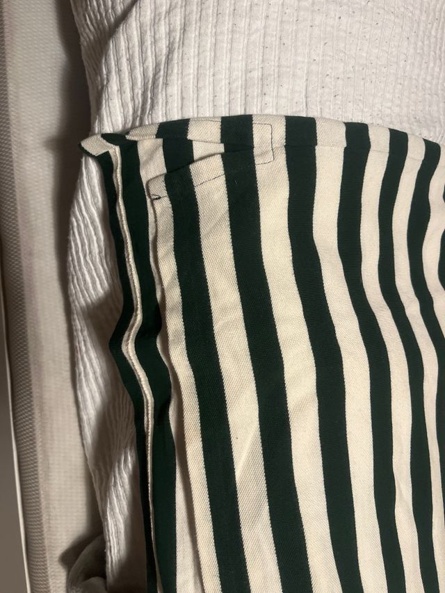 Polo Ralph Lauren Rayas Verde/Beige Talla L