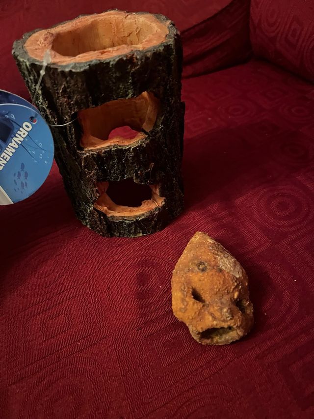 Decoración Pecera/Terrario Tronco y Roca