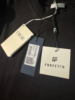 Sudadera Dior Negra con Logo Rosa