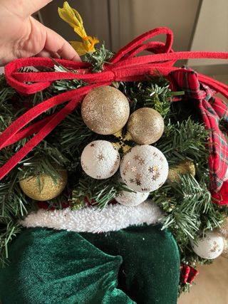 Addobbi Natale Elfo Tessuto