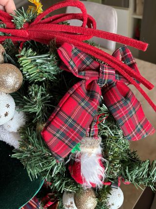 Addobbi Natale Elfo Tessuto