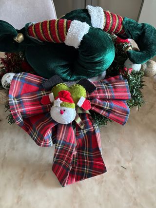 Addobbi Natale Elfo Tessuto