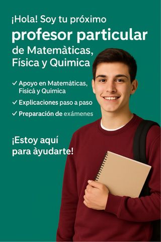 Profesor particular matemáticas y f y q