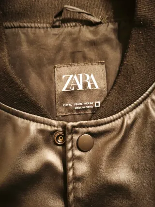Cazadora polipiel Zara caballero XL