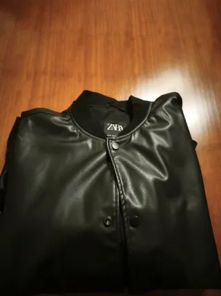 Cazadora polipiel Zara caballero XL