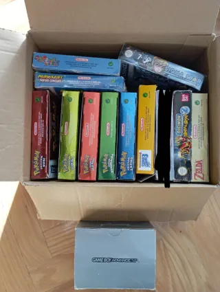 Pack Game Boy Advance SP + 11 Giochi