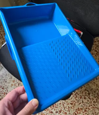 Kit pintura (mini rodillo, mango, bandeja y palo)